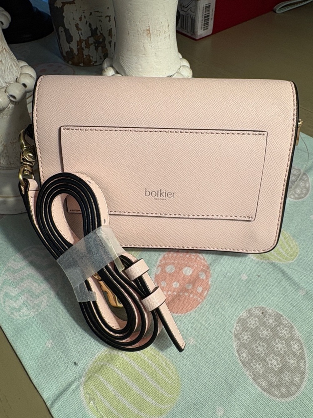 Botkier Blush Pink Pebbled Leather Crossbody bag